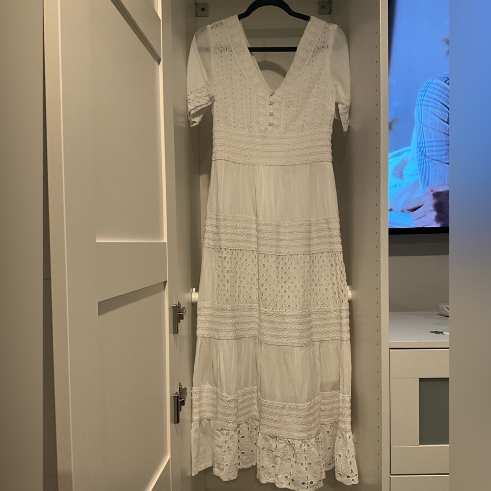 ME 2 MAGIC White Maxi Dress